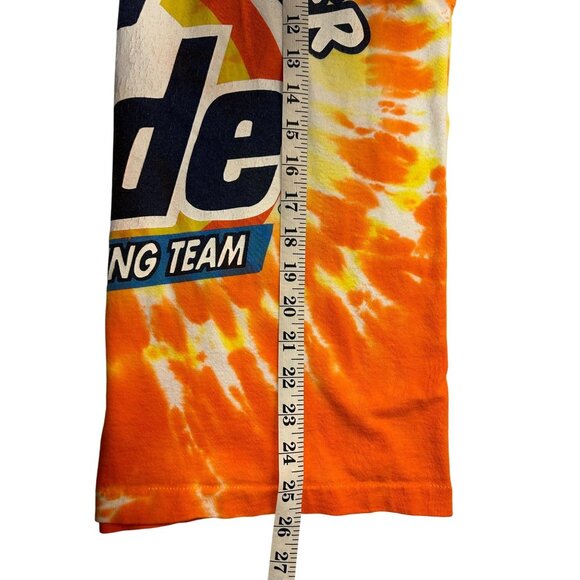 Vintage Tide Racing Team Tank Top M Orange Tie-Dye 100% Cotton Made In USA - Picture 11 of 11